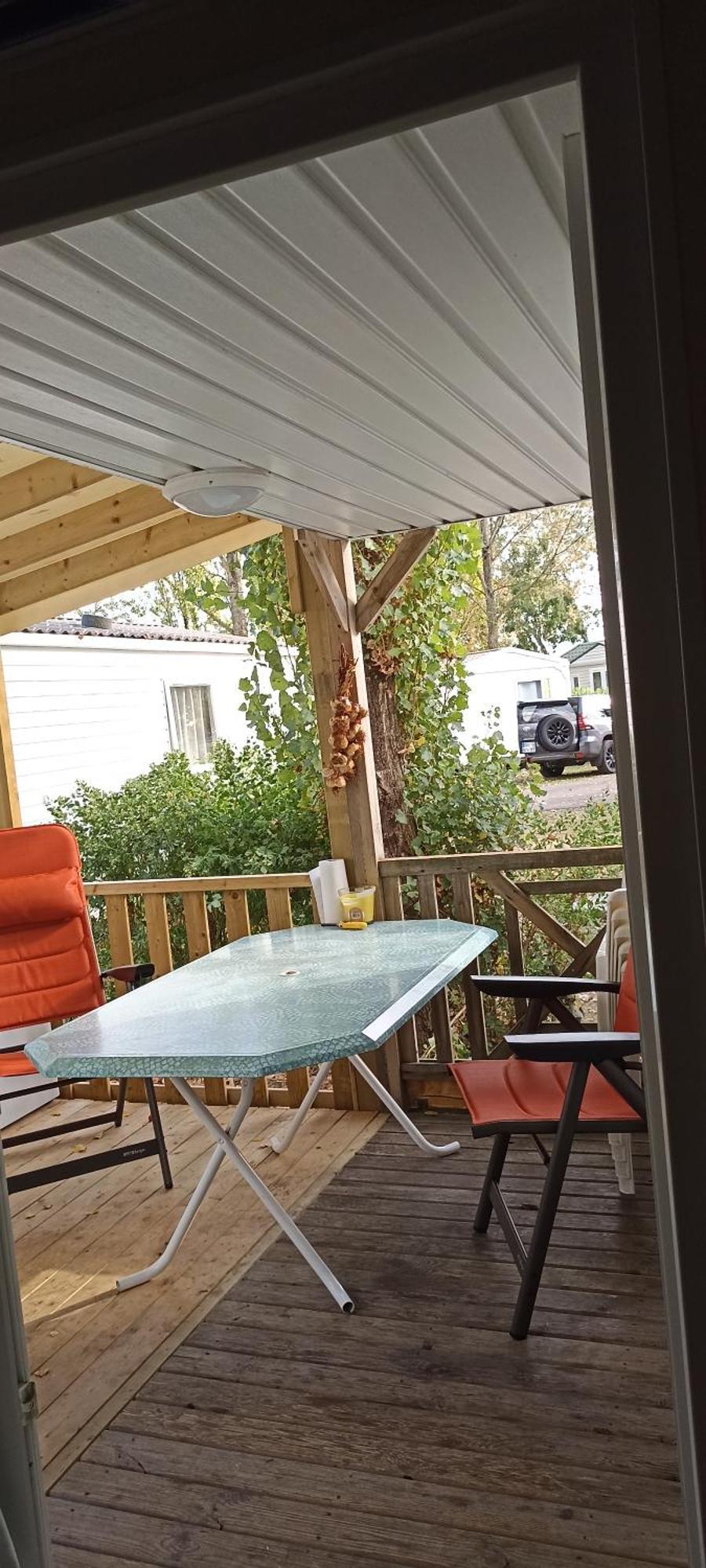 Mobilhome L'Oasis Camping Le Clos Cottet Angles  Exterior foto